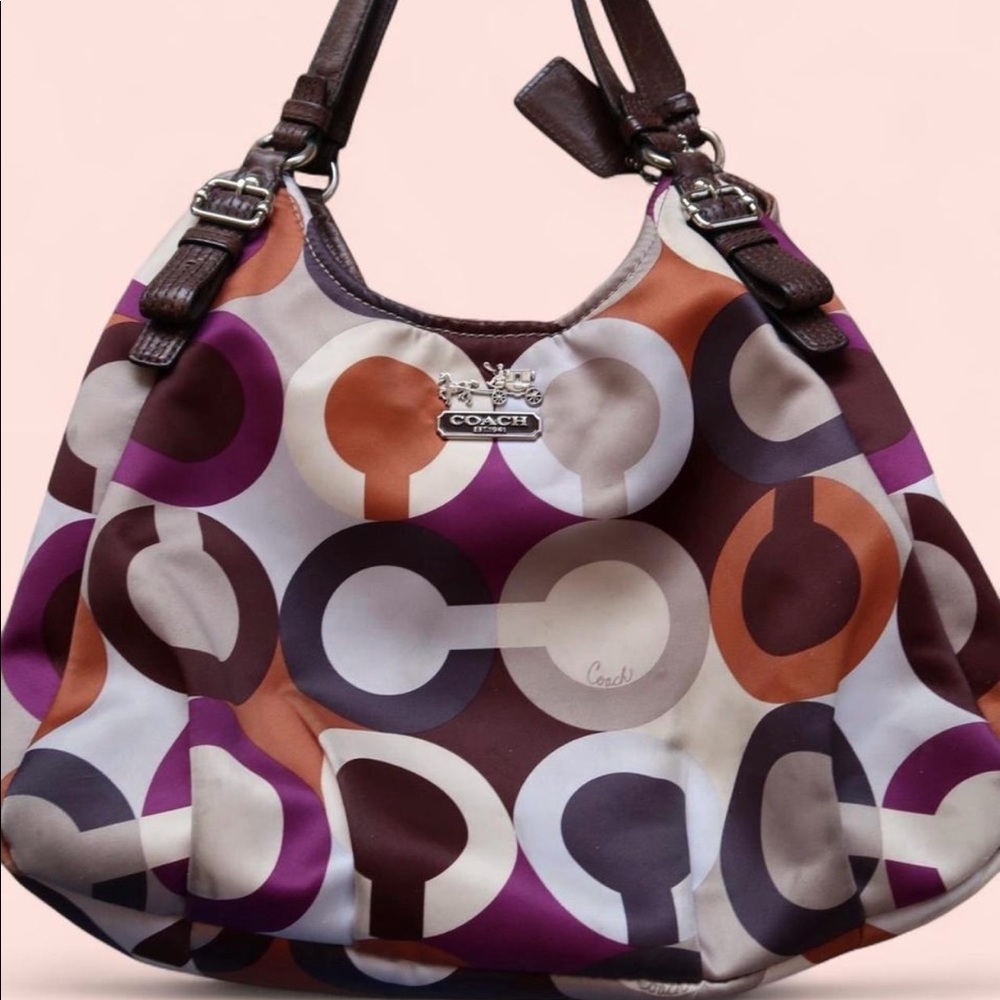Authentic multicolored Coach bag